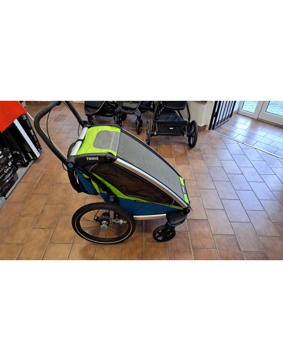 Použitý Thule Chariot Sport 1 chartreuse + běžecký set