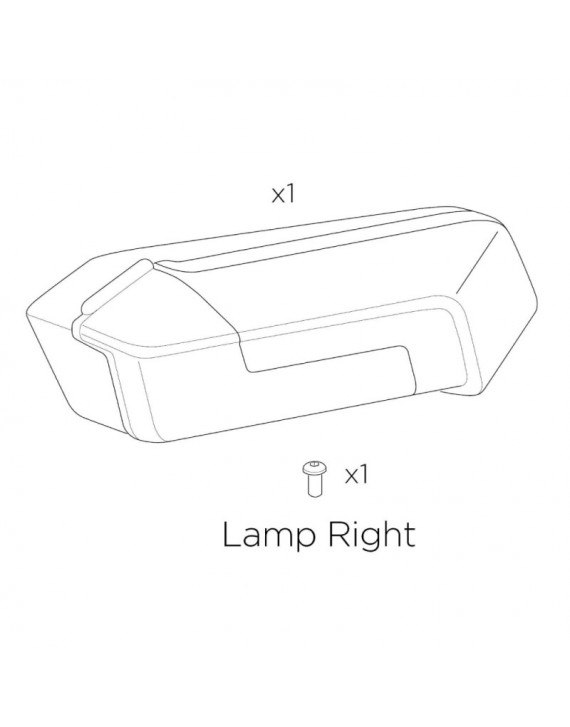 Lamp Right Thule 55005