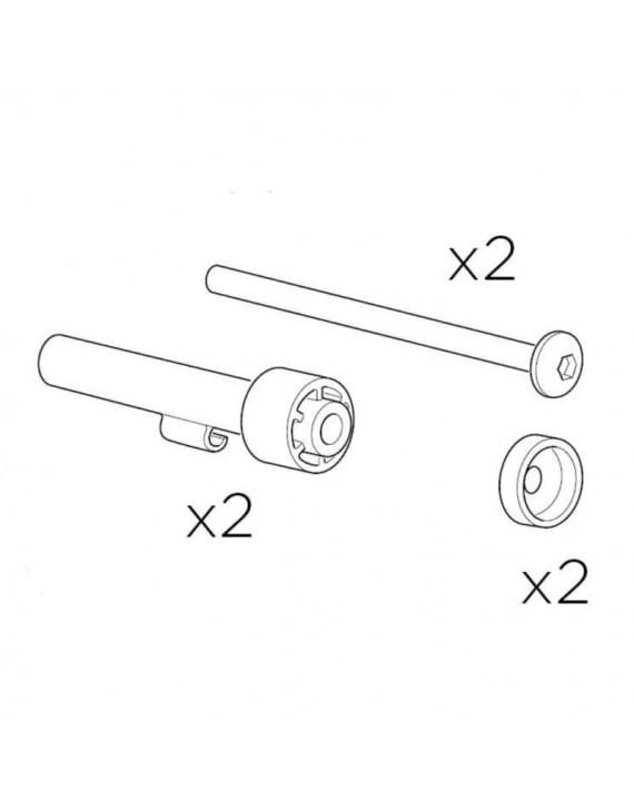 Number Plate Holder Pins Thule 55030 (978/979)