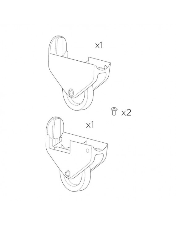 Wheel Kit Thule 55002 (978/979)