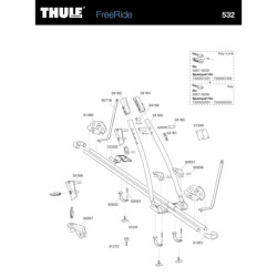 Thule FreeRide 532 sada 2 ks