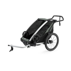 Thule Chariot Lite 1 Agave + bike set + kočárkový set + běžecký set