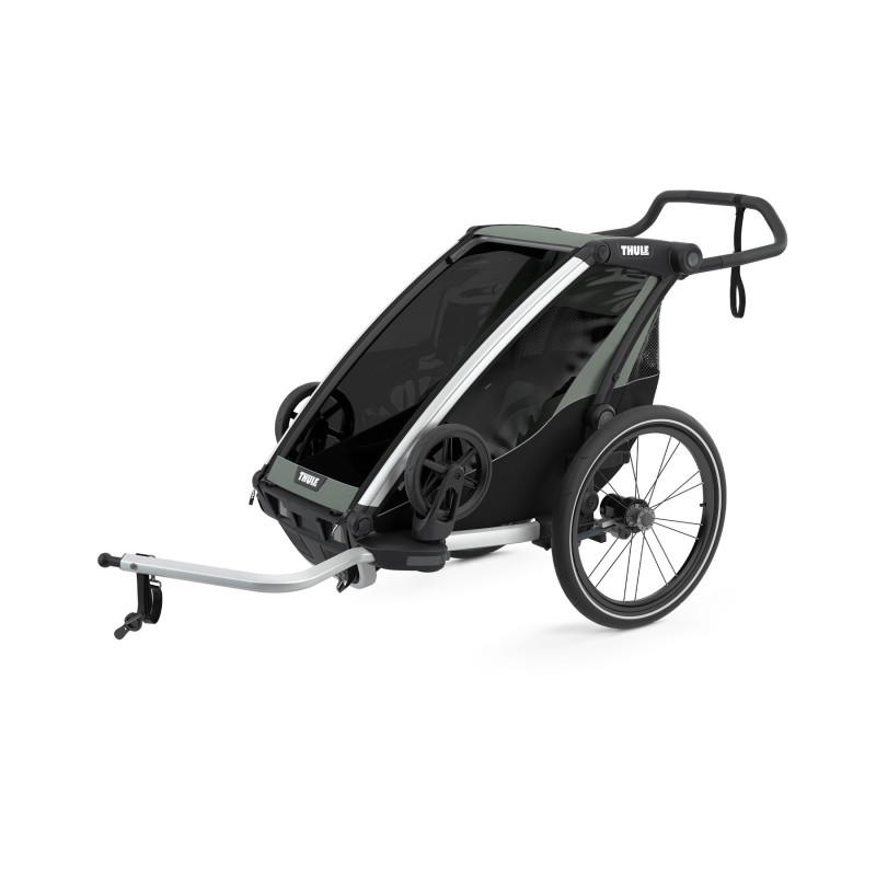 Thule Chariot Lite 1 Agave + bike set + kočárkový set + běžecký set