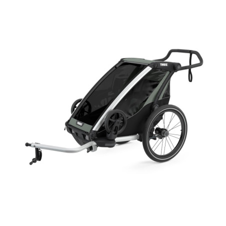 Thule Chariot Lite 1 Agave + bike set + kočárkový set + běžecký set