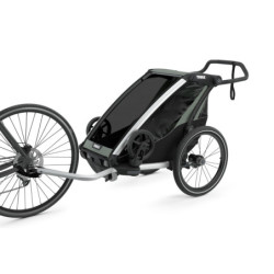 Thule Chariot Lite 1 Agave + bike set + kočárkový set + běžecký set
