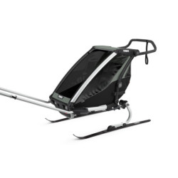 Thule Chariot Lite 1 Agave + bike set + kočárkový set + běžecký set