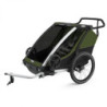 Thule Chariot Cab 2 Cypress Green + bike set + kočárkový set + běžecký set