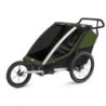 Thule Chariot Cab 2 Cypress Green + bike set + kočárkový set + běžecký set