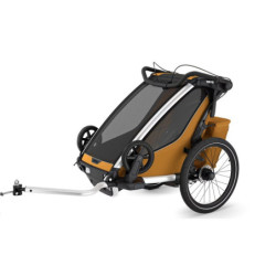 Thule Chariot Sport 2 G3 Single Natural Gold + bike set + kočárkový set + běžecký set