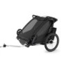 Thule Chariot Sport 2 G3 Double Black + bike set + kočárkový set + běžecký set
