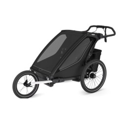 Thule Chariot Sport 2 G3 Double Black + bike set + kočárkový set + běžecký set