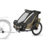 Thule Chariot Cross 2 G3 Single Faded Khaki + bike set + kočárkový set + běžecký set