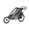 Thule Chariot Cross 2 G3 Single Faded Khaki + bike set + kočárkový set + běžecký set