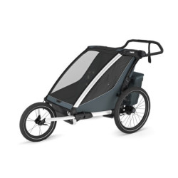 Thule Chariot Cross 2 G3 Double Dark Slate + bike set + kočárkový set + běžecký set