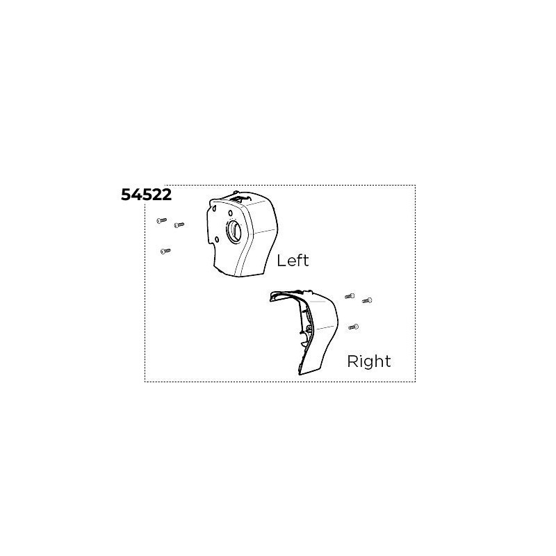 Thule Upper Covers L + R 54522 (993)