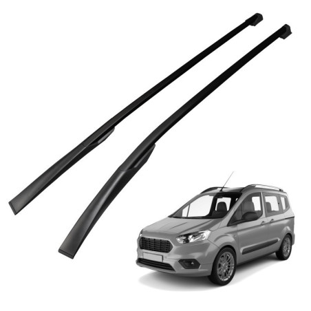 Podélné nosiče černé Ford Courier, r.v. 2014-2022