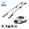 Podélné nosiče stříbrné Ford Transit Connect, r.v. 2014-2023 - krátká verze L1