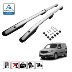 Podélné nosiče stříbrné Mercedes Citan, r.v. 2012-2021 - dlouhá verze XL