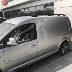 Podélné nosiče černé Volkswagen Caddy MAXI, r.v. 2005-2020