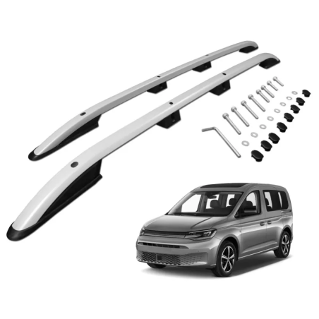 Podélné nosiče stříbrné Volkswagen Caddy MAXI, r.v. 2020+
