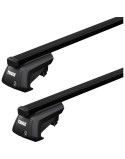 Střešní nosič Thule SmartRack XT Squarebar na BMW 3-series Touring 5-dr combi 02-05 se střešními podélníky (hagusy)