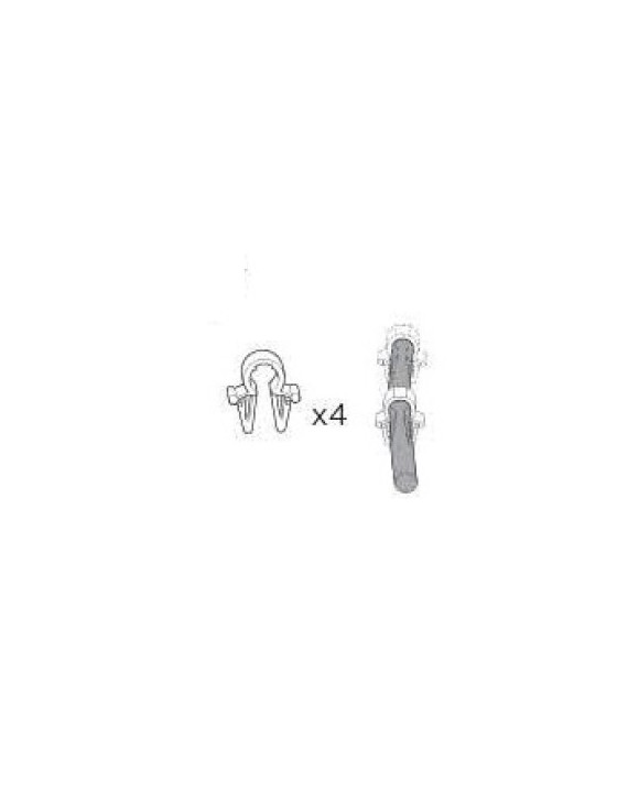 Cable clip set 3,5mm Thule 55017