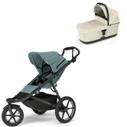 Thule Urban Glide 3 Mid blue + korbička Soft beige