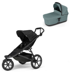 Thule Urban Glide 3 Black + korbička Mid Blue