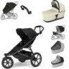 Set 7v1 Thule Urban Glide 3 Black + korbicka mid blue